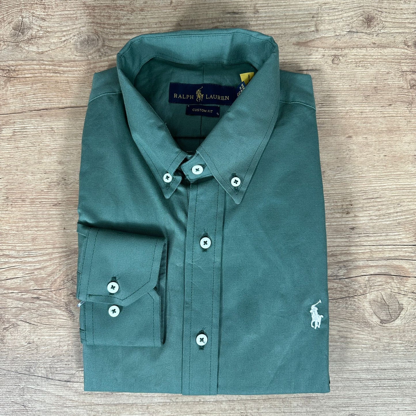 Camisa Ralph Lauren Manga Longa Verde - Ref.40726