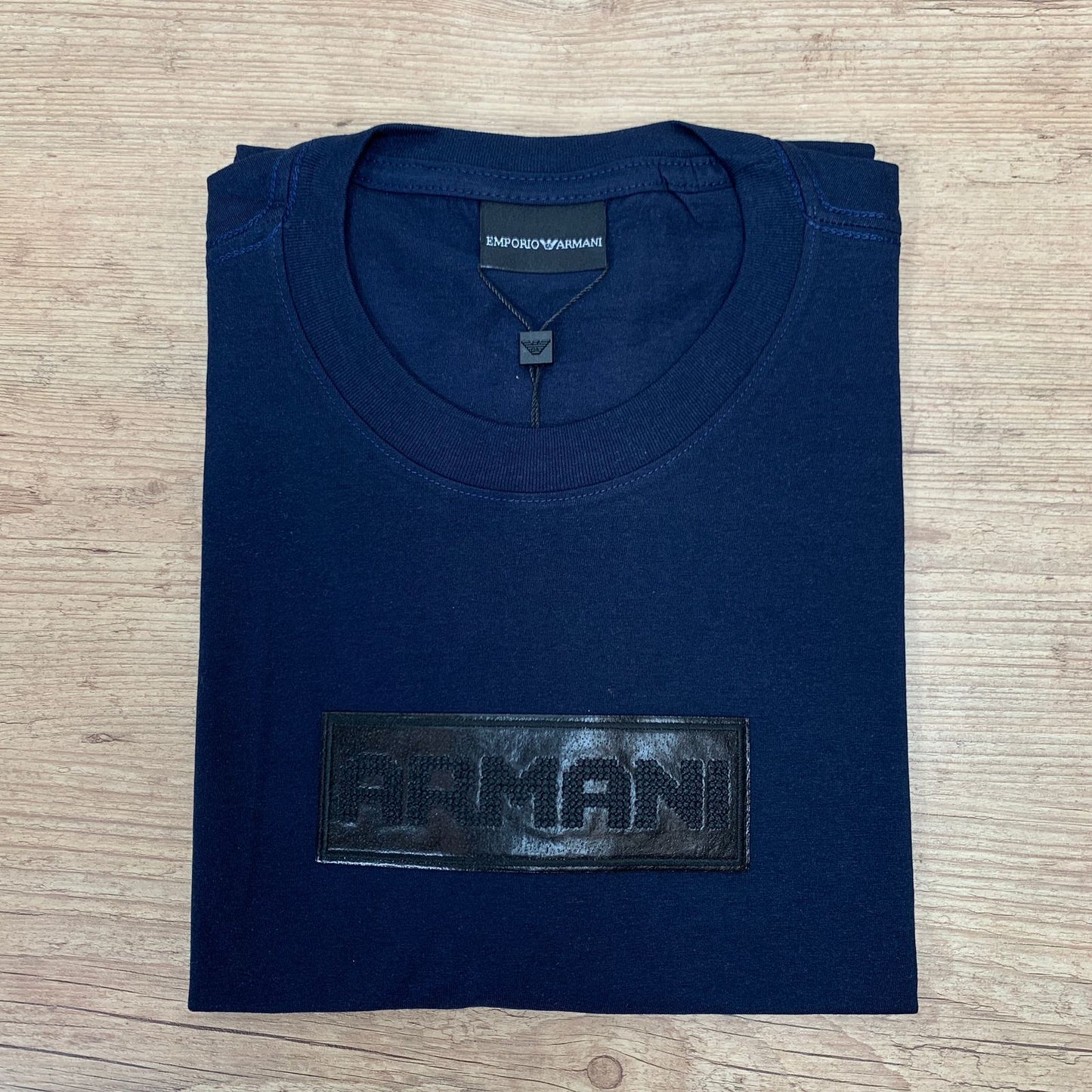 Camiseta Masculina Armani Azul Marinho Ref. B-2815