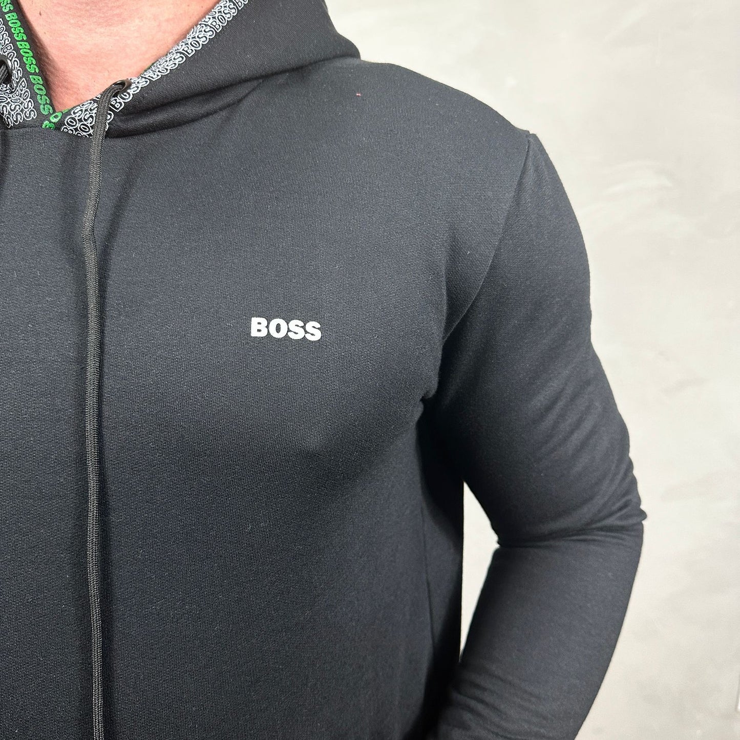 Blusa Moletom Hugo Boss Preto Ref.4292