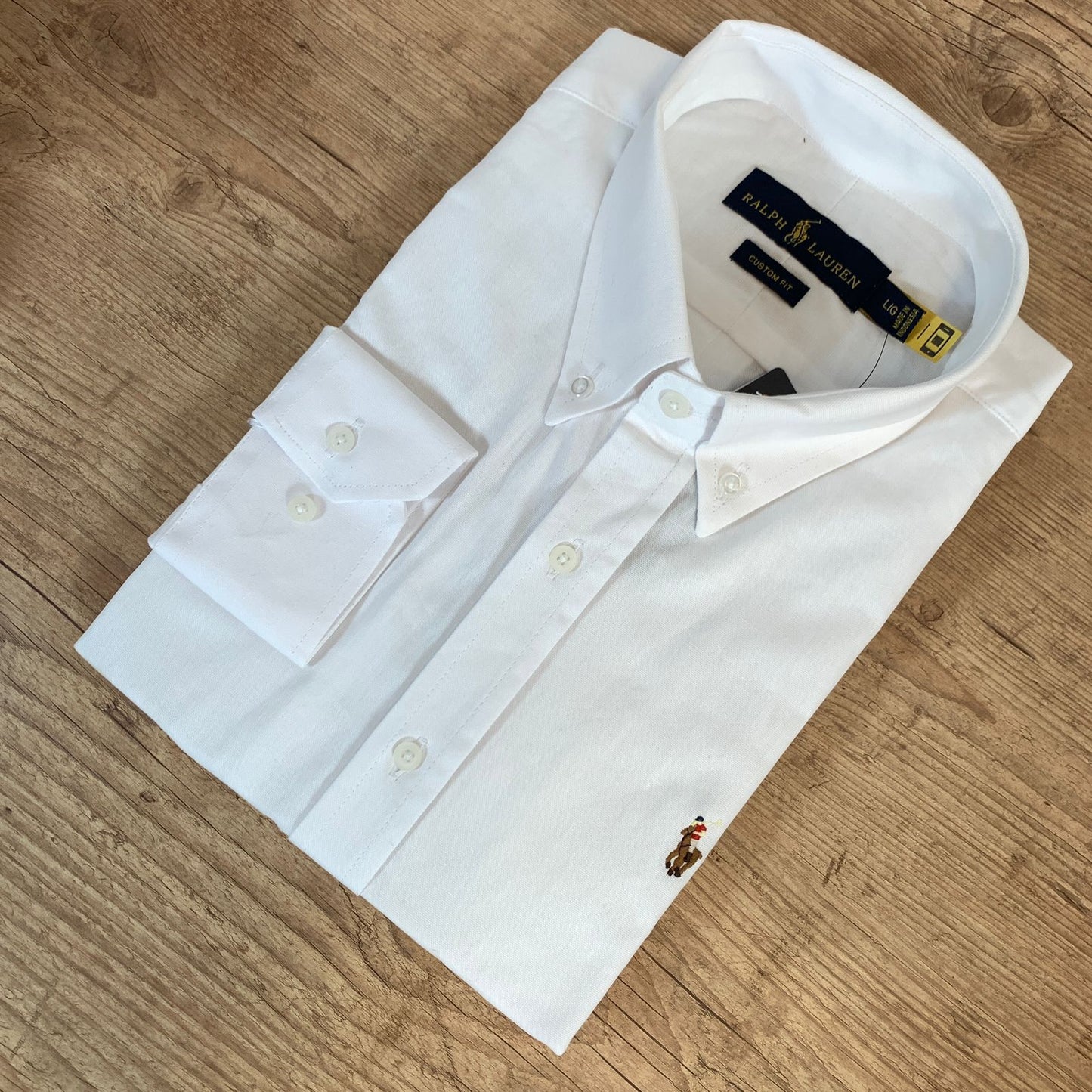 Camisa Ralph Lauren Manga Longa Branco Ref.40261