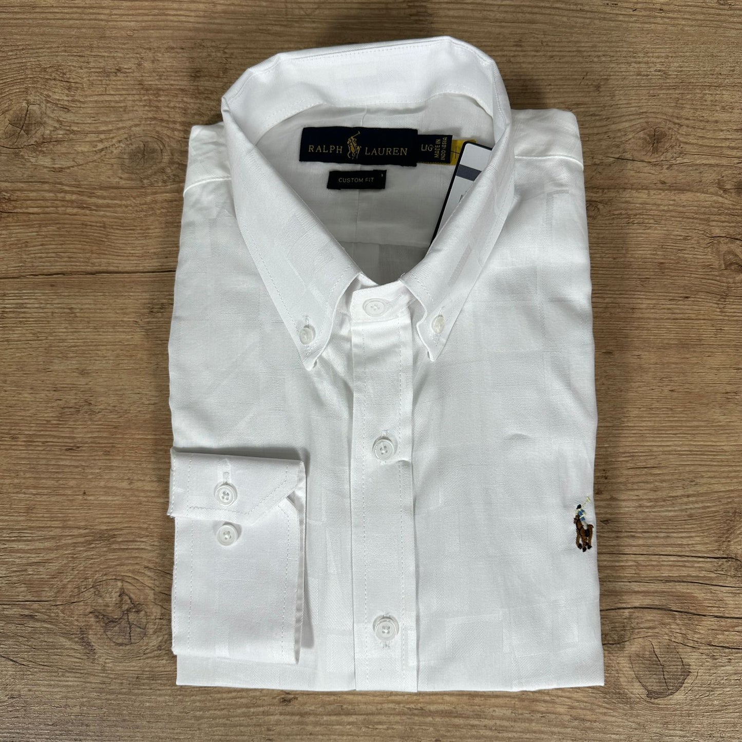 Camisa Ralph Lauren Manga Longa  Branca - Ref. 40689