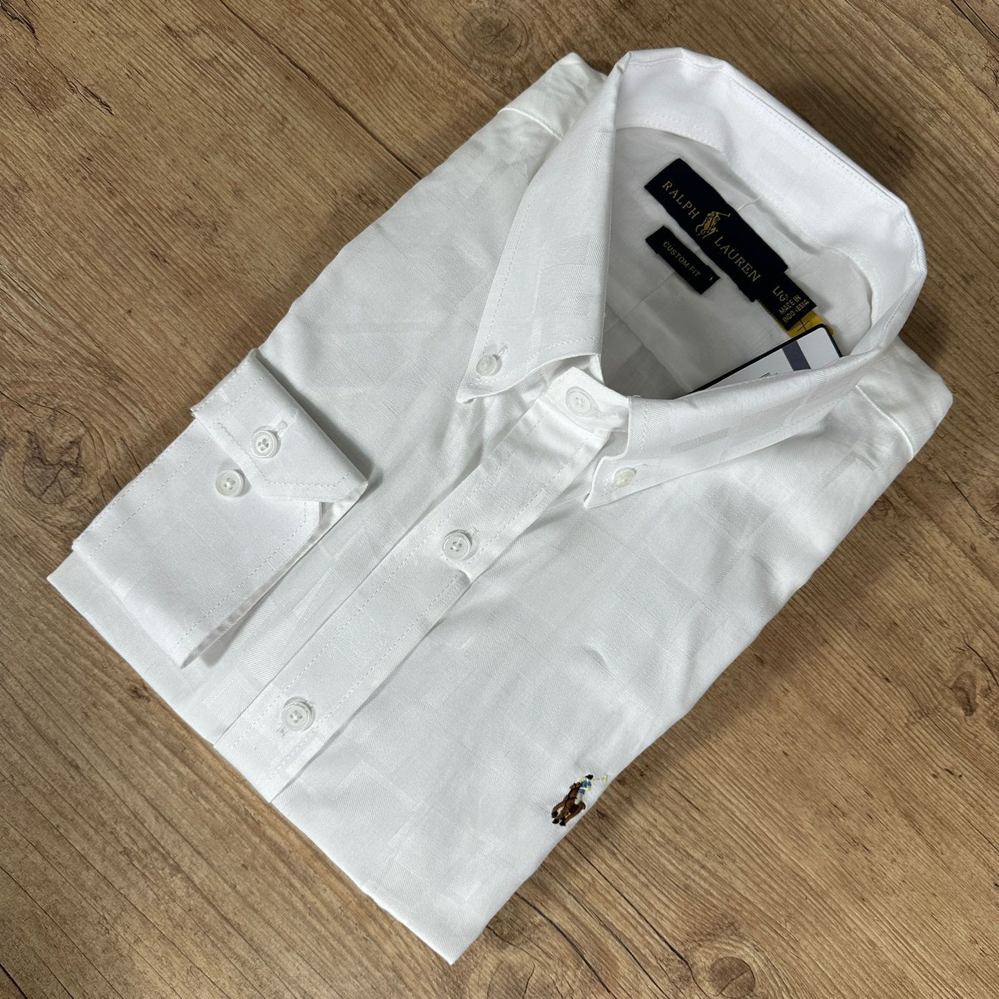 Camisa Ralph Lauren Manga Longa  Branca - Ref. 40689