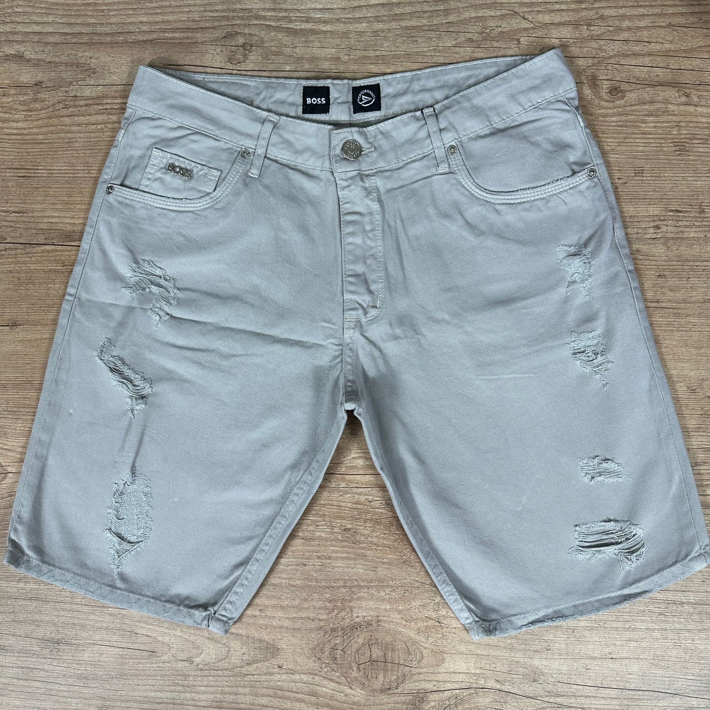 Bermuda Jeans Hugo Boss Creme Ref. 3909