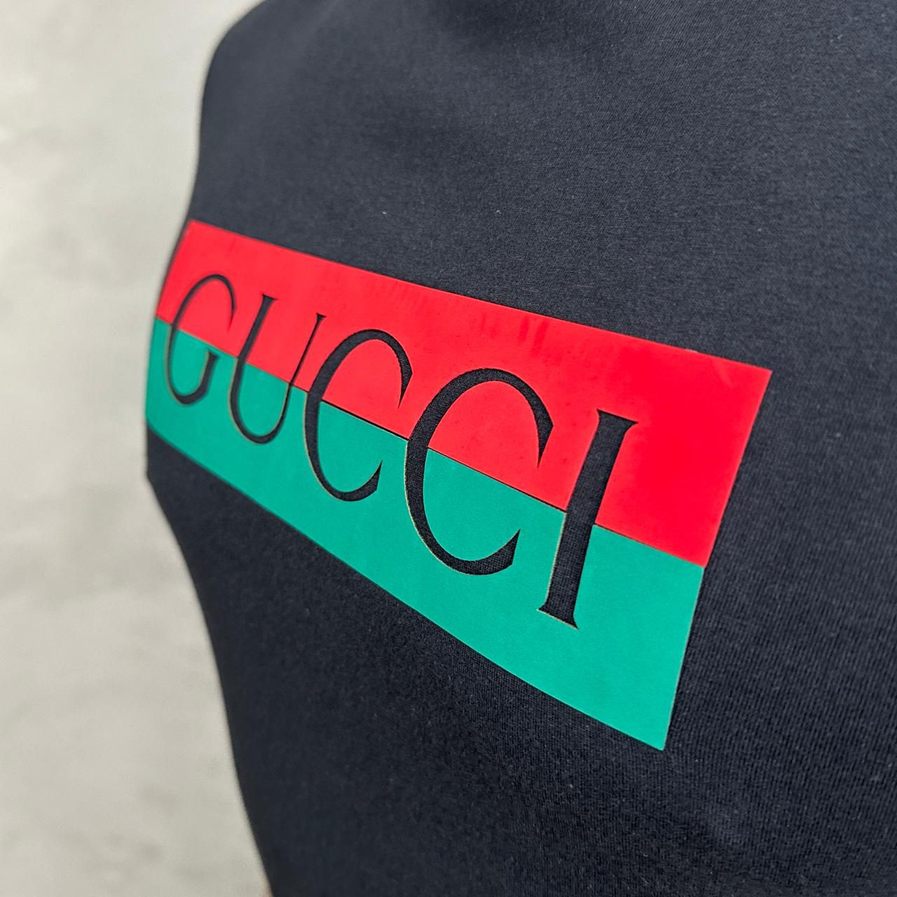 Camiseta Gucci Manga Curta Preto - Ref. A-4270