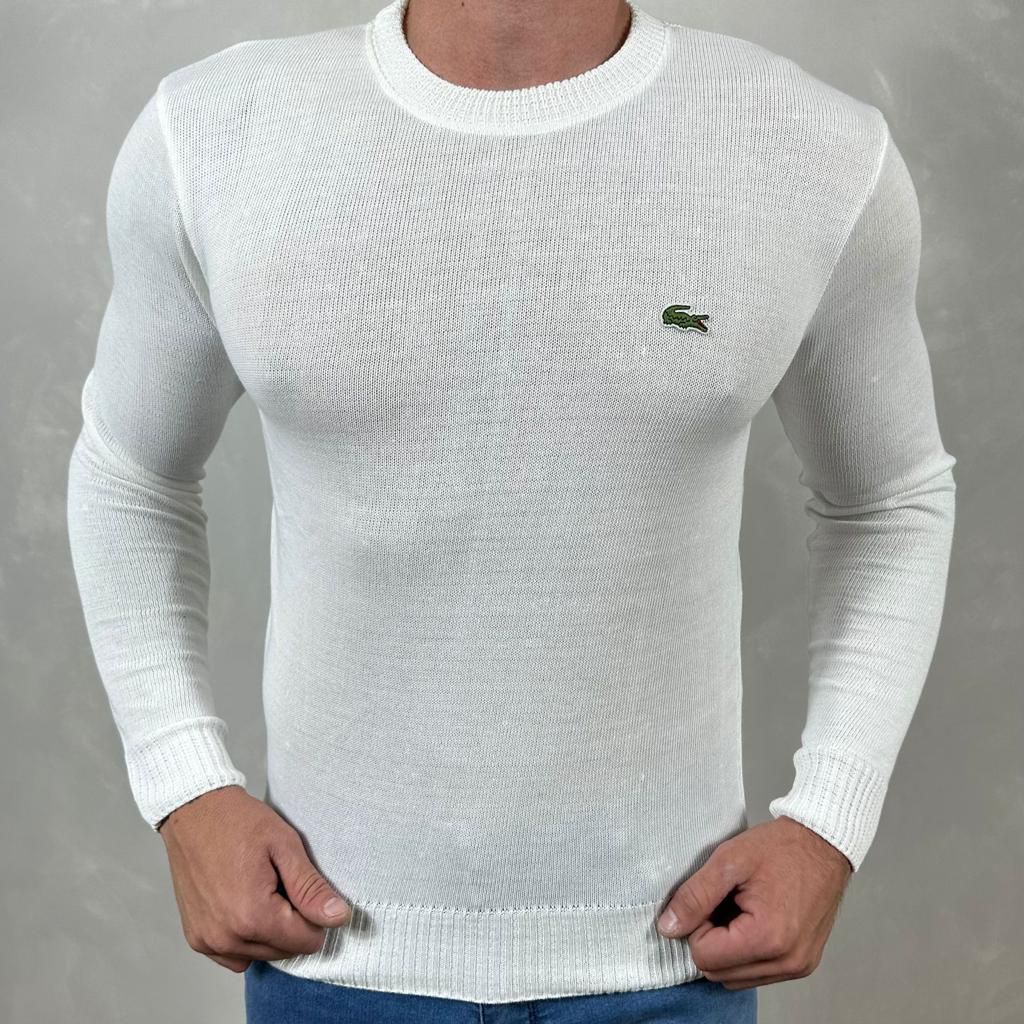 Suéter Lacoste Branco Ref.2107