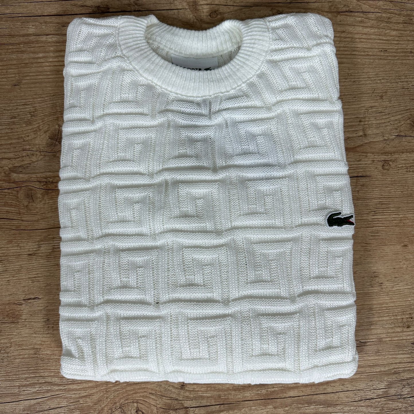 Suéter Lacoste Branco Ref.4433